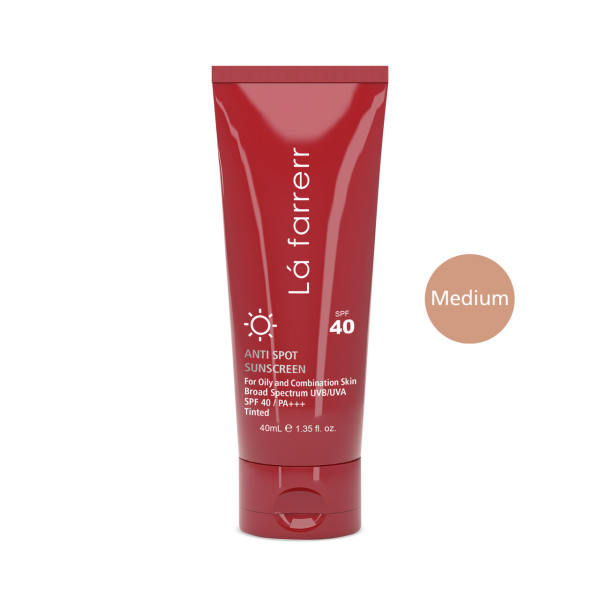 کرم ضد آفتاب و ضد لک رنگی لافارر مدل Oily And Acne-Prone Medium