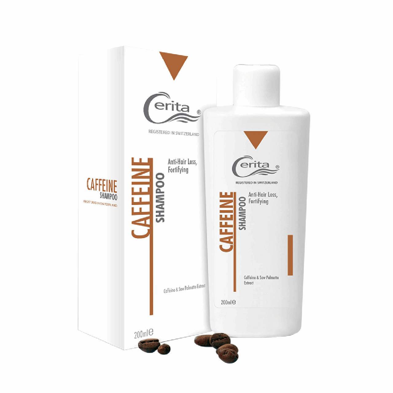  شامپو تقویت کننده و ضد ریزش سریتا مدل Caffeine