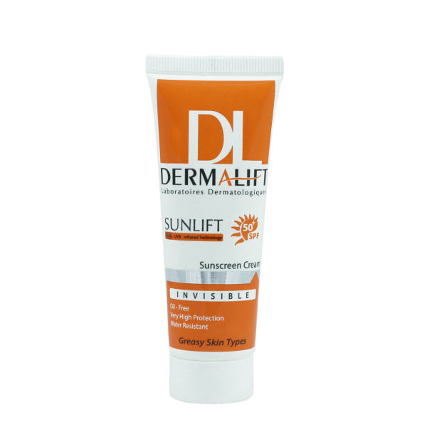 کرم ضدآفتاب درمالیفت مدل غیر رنگی با SPF50