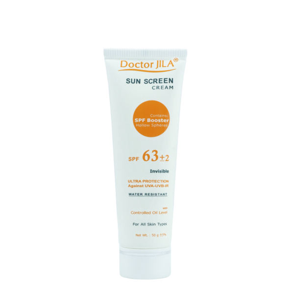 کرم ضد آفتاب دکتر ژیلا مدل Invisible با Spf 63