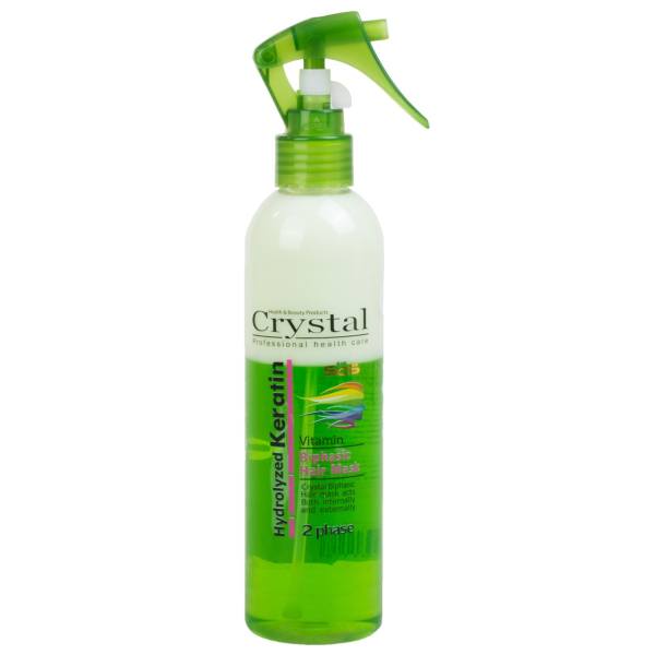 ماسک مو دو فاز کریستال مدل Hydrolyzed Keratin 