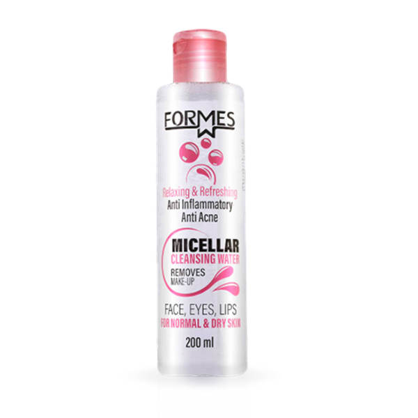 آب پاک کننده آرایش صورت فورمس مدل میسلار حجم 200 میلی لیتر