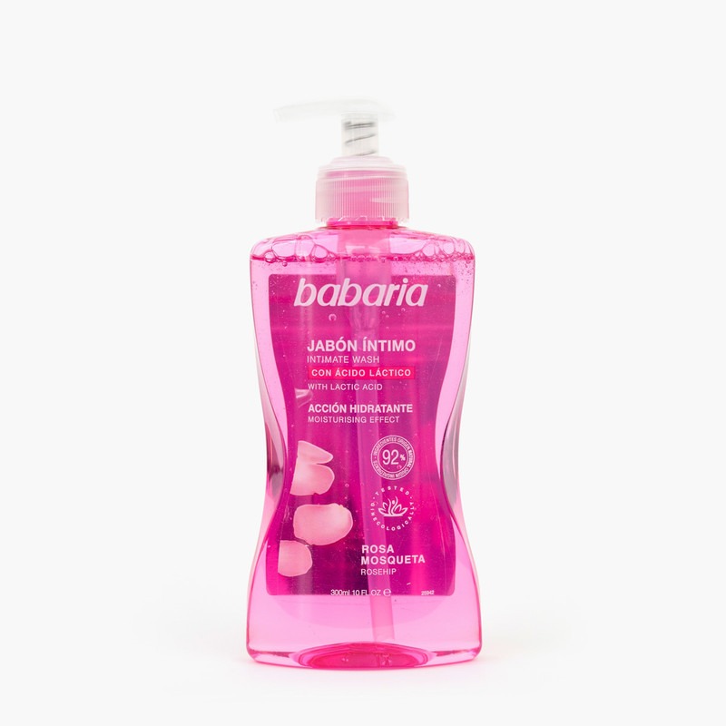 ژل بهداشتی بانوان باباریا مدل Rosa حجم 300 میلی لیتر